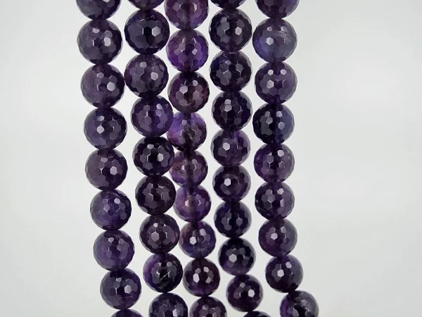 

2017 Time-limited New Arrival Metal Round-brilliant-shape Natural 10mm Round Facted Crystal Beads Approx 40pcs