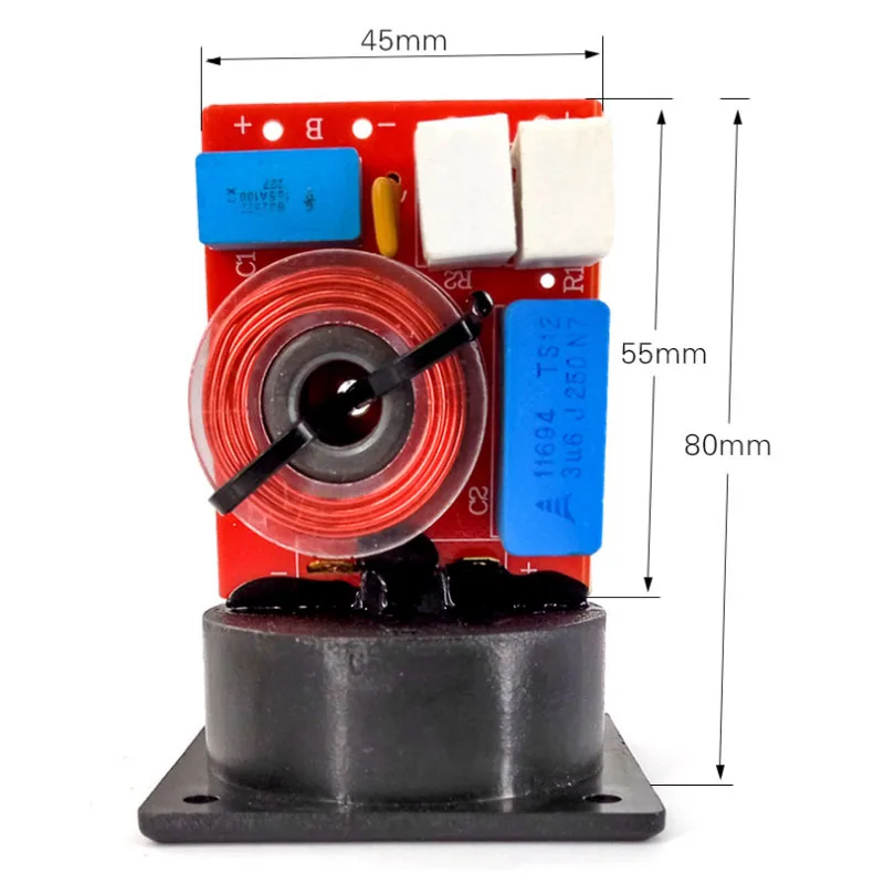 Разделитель частоты динамика Высокочастотный Низкочастотный динамик делителей