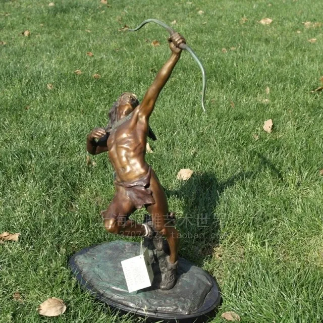 Бронзовый Индийский стиль для стрельбы из лука Европейское бронзовое украшение