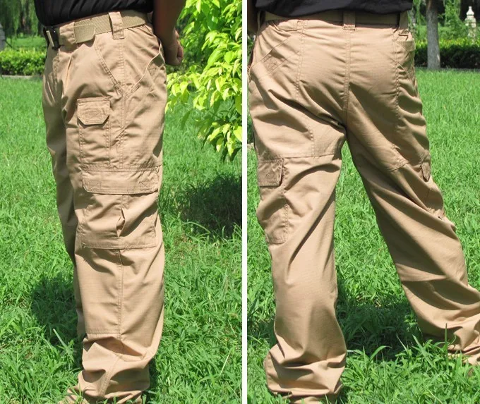 Мужские повседневные армейские брюки карго свободные длинные рабочие