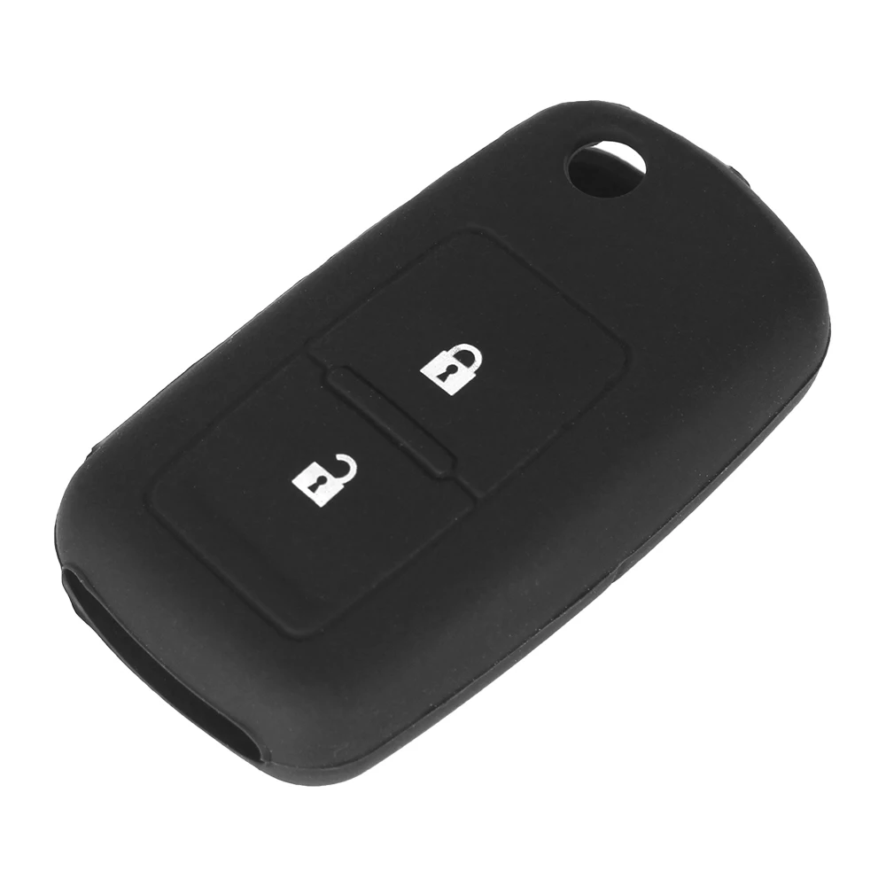 KEYYOU силиконовый чехол для ключей с 2 кнопками Vw Volkswagen MK4 Seat Altea Alhambra Ibiza Polo T5