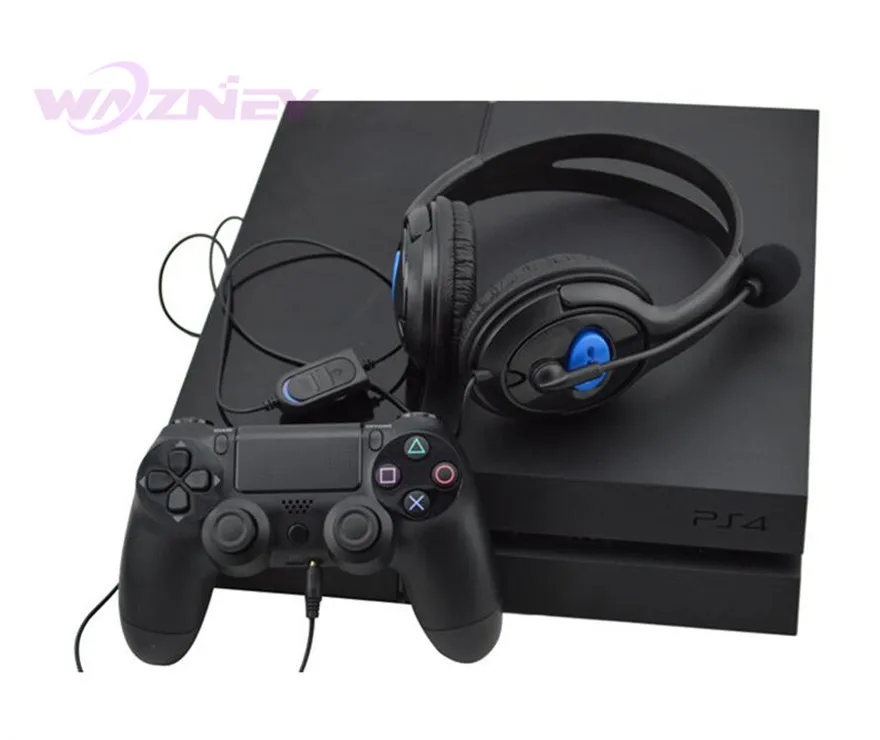 Проводные Игровые наушники с микрофоном стерео супер бас для Sony PS4 PlayStation 4