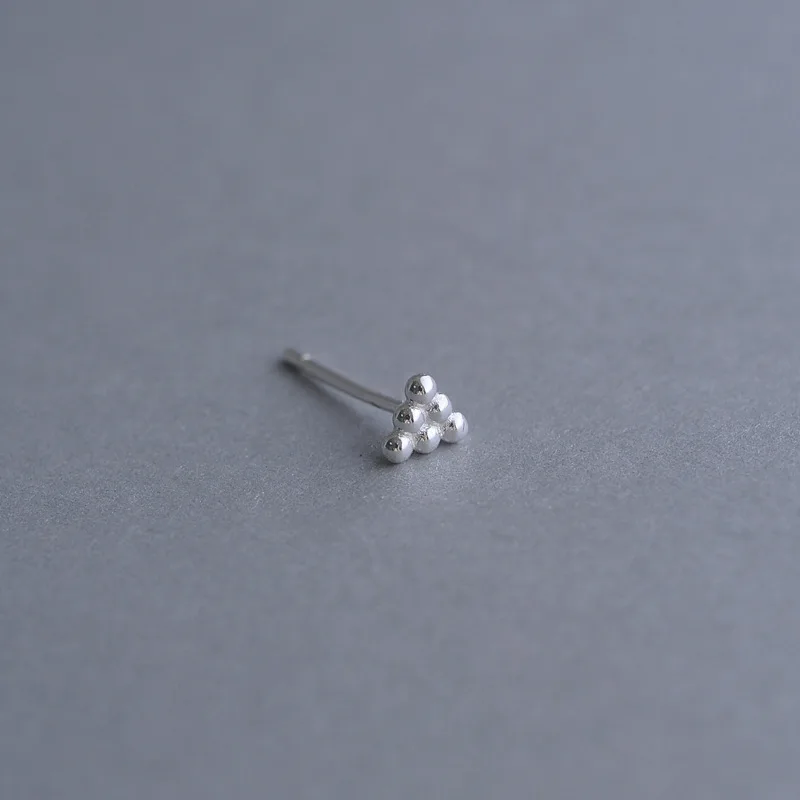 Ювелирные изделия из стерлингового серебра 925 пробы креативный треугольный шар