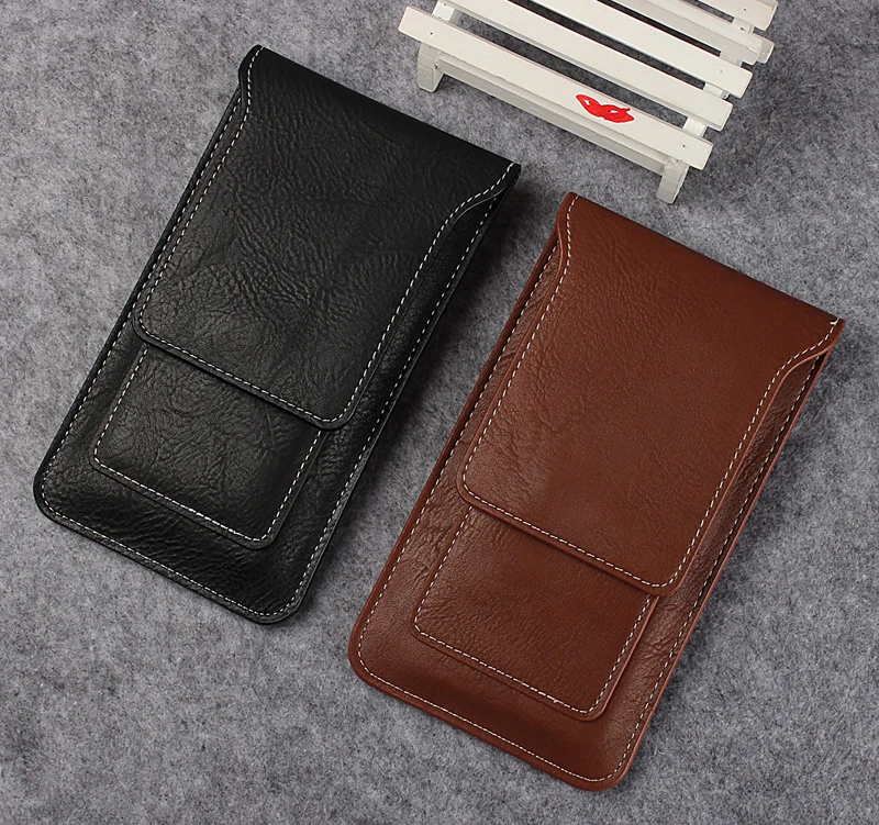 Кожаный чехол с зажимом для ремня и крючком для Huawei P smart,nova 2s,Honor View 10,Honor 9 Lite/V10,Mate 10/Mate 10 Pro