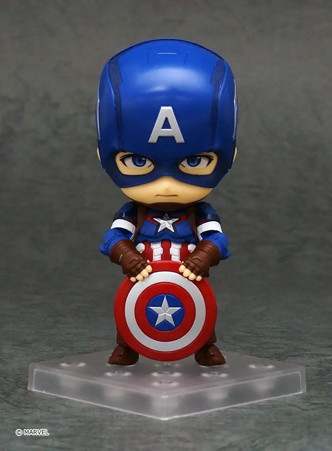 SAINTGI GSC Nendoroid 618 Капитан Америка mavel гражданская война ПВХ пересадка лица фигурку