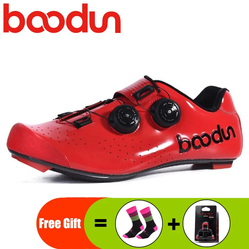 add gift Кроссовки для езды на велосипеде, обувь для езды на велосипеде, мужские кроссовки из углеродного волокна, мужские самозакрывающиеся дышащие велосипедные кроссовки Sapatilha Ciclismo - Цвет: add gift