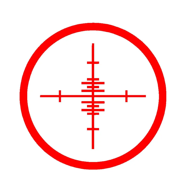 Точная снайперская винтовка на автомобиле наклейка для прицела внедорожника