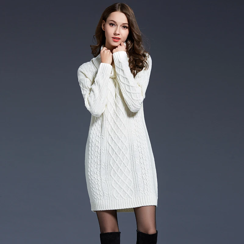 2019 Autumn Winter New Fashion Turtleneck Women Sweater Multi-Size Multi-Color Slim Temperament Women's Warmly Clothing | Женская