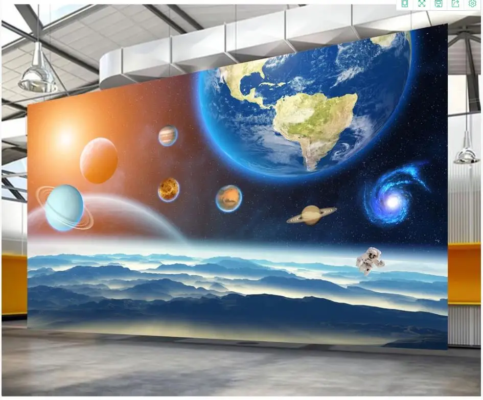 

Custom photo wallpapers 3d wall murals wallpaper HD starry sky universe space dream background mural wall papers home decor