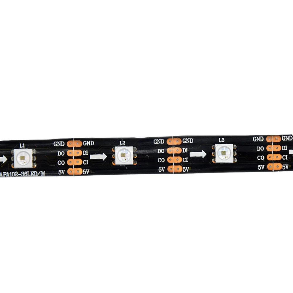 Mokungit 20 м 4X5 SK9822 36 светодиодный s/M 5050 RGB индивидуально Адресуемая 180 пикселей