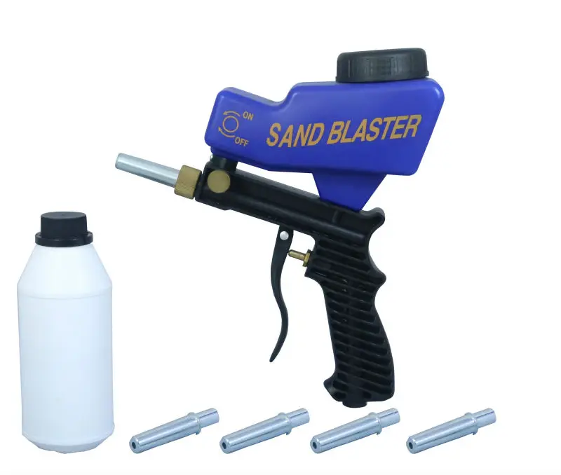 Пескоструйный пистолет LEMATEC AS118 воздушный гравитационный подающий