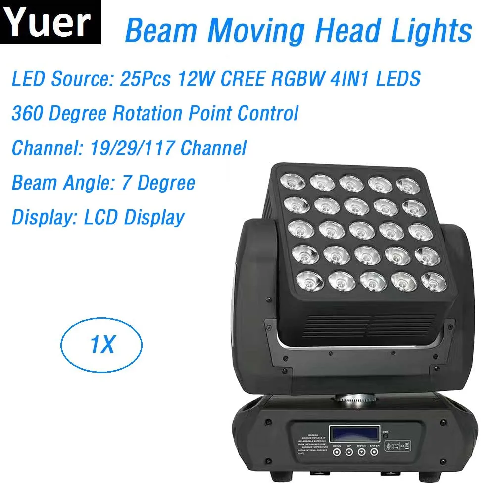 Матричный луч света 25X12W CREE светодиодный S светильник движущийся сценический свет