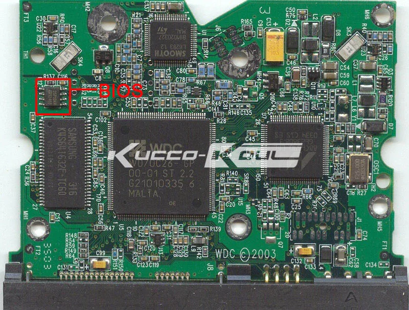 

HDD PCB logic board 2060-001213-004 REV A for WD 3.5 SATA hard drive repair data recovery
