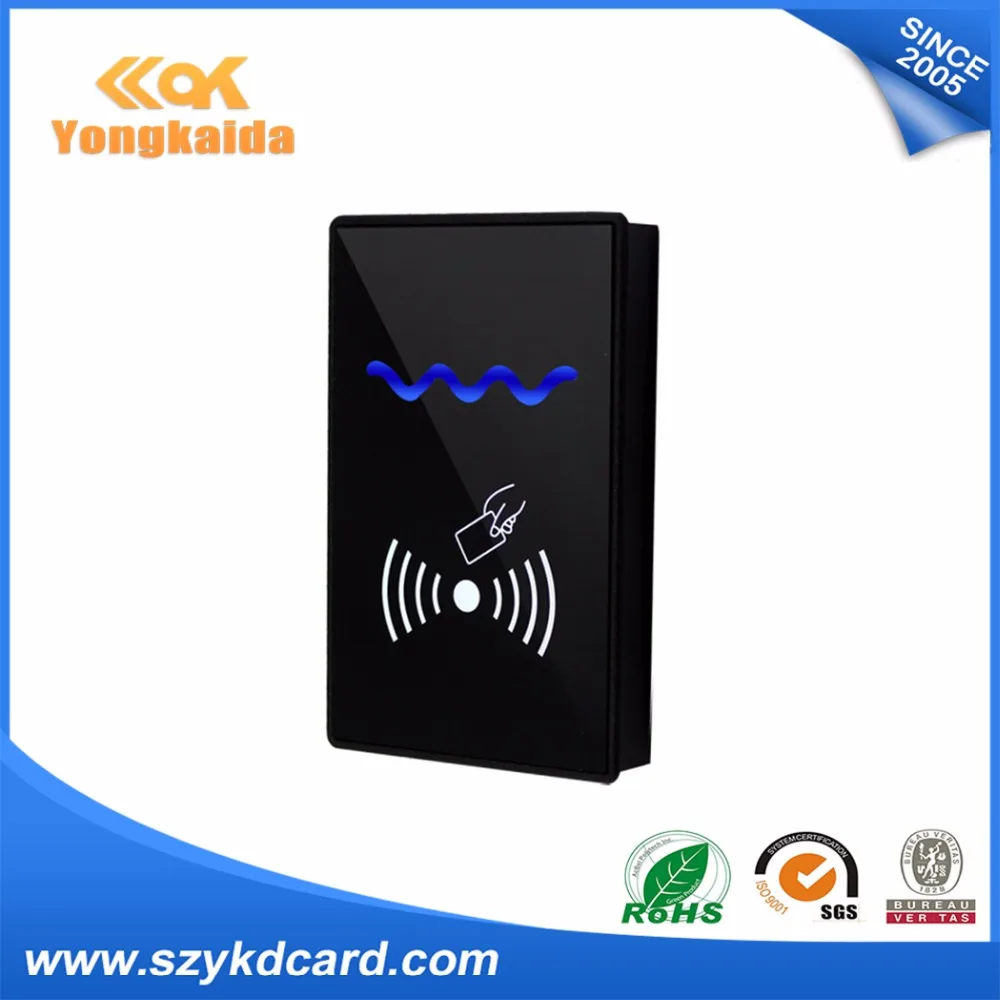 

Считыватель RFID 125 кГц MF Wiegand 23/34, черный беспроводной считыватель rfid-карт для системы посещаемости