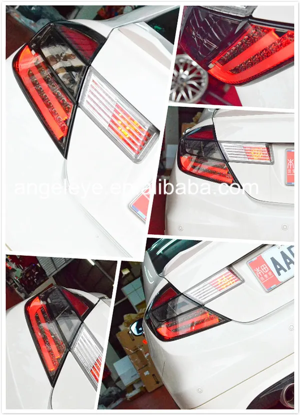 Для HONDA 2012 до 2013 года для Civic светодиодный задний светильник черный корпус LF