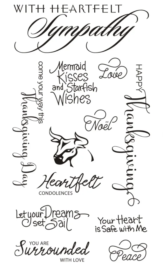 Прозрачный силиконовый Марки уплотнение для DIY Скрапбукинг Фотоальбом поделок