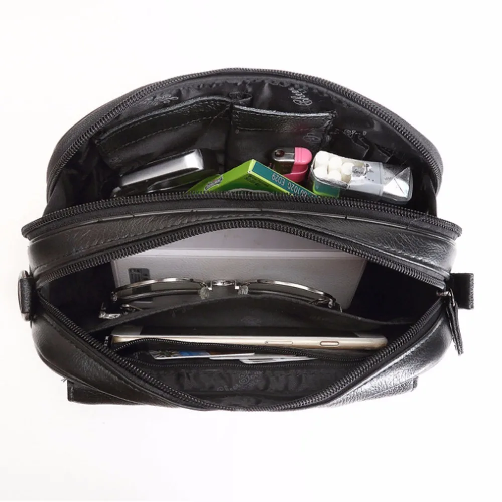 100% натуральная кожа мужская деловая сумка клатч Мобильный телефон чехол