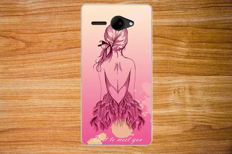 Для Fly Fs501 чехол с крышкой цветной Цветной Мягкий ТПУ для FS501 Nimbus 3 / FS 501 Nimbus3 5 0