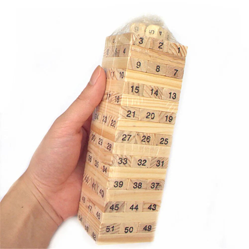 Досуг деревянные детские подарочные игрушки 54 цифровые слойные высокие