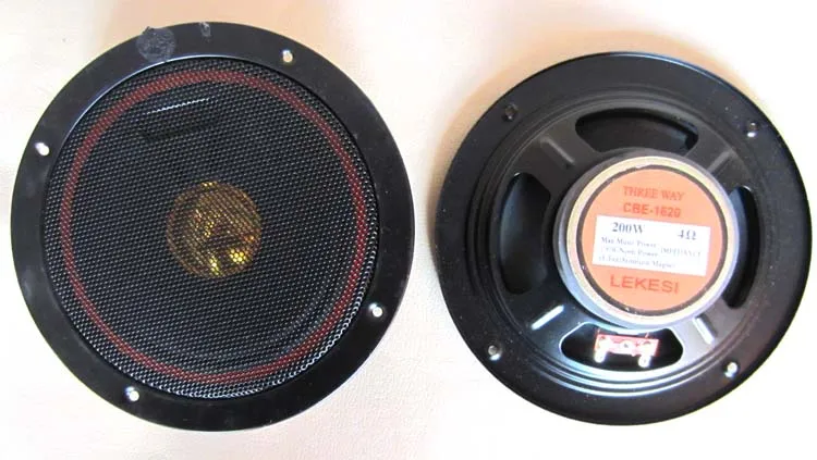 Стерео динамики стерео звуковые колонки 6 дюймов автомобильный сабвуфер