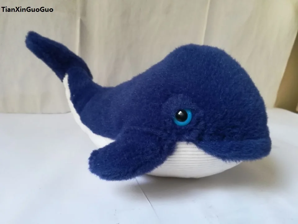 

high quality toy,about 22cm lovely blue whale plush toy soft doll baby toy, birthday gift b2799