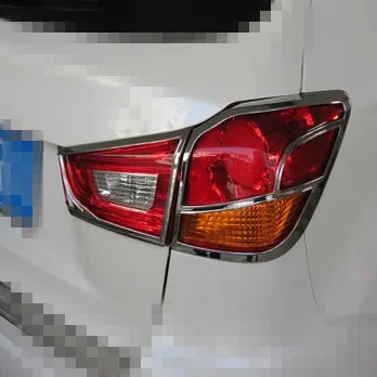 ABS Chrome Rear headlight Lamp Cover for 2010-2016 Mitsubishi ASX Car styling | Автомобили и мотоциклы