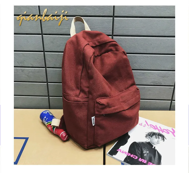 Женский рюкзак для ноутбука отдыха Женская Холщовая Сумка школьный колледжа