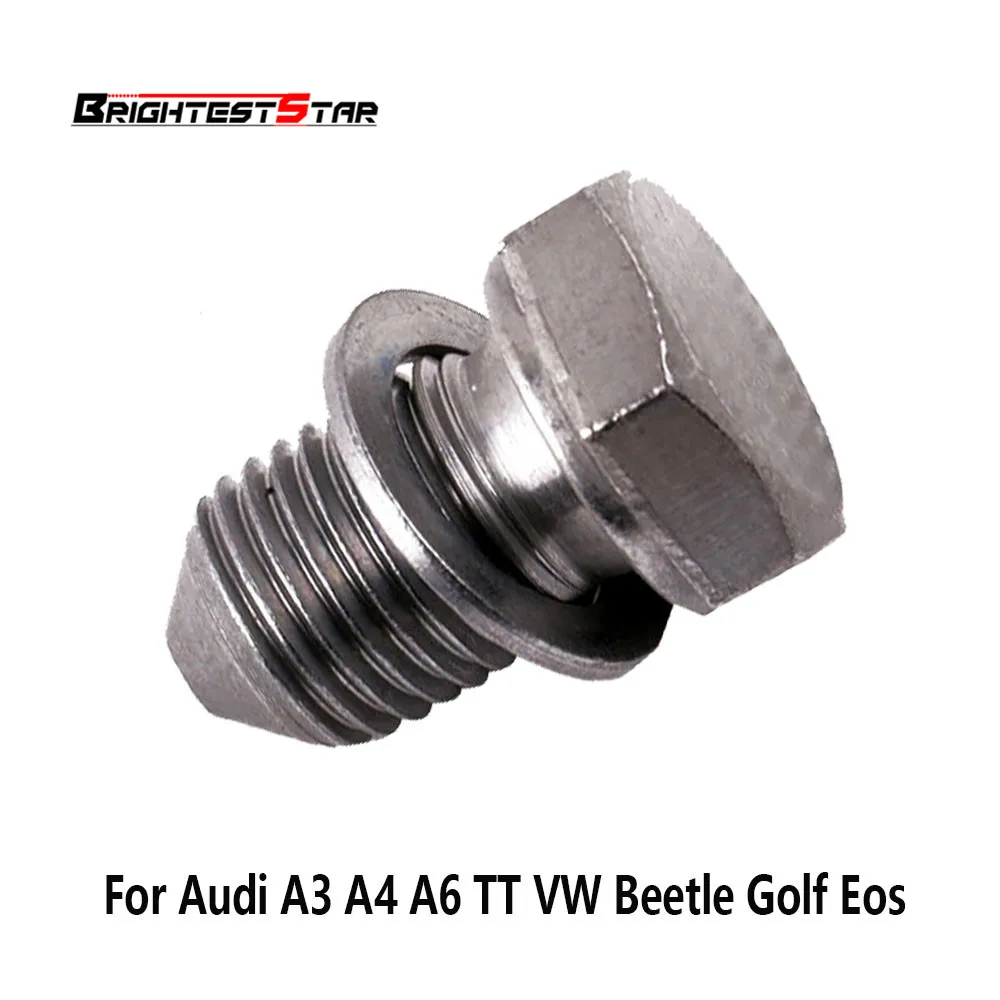 Моторное масло Слива заглушка болт для Audi A3 A4 A6 TT VW Passat Beetle Golf EOS N90813202|Гайки и