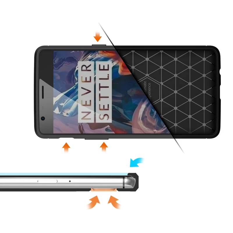 SMILYOU 360 градусов Полная защита Ультратонкий матовый чехол для телефона OnePlus 3 One Plus