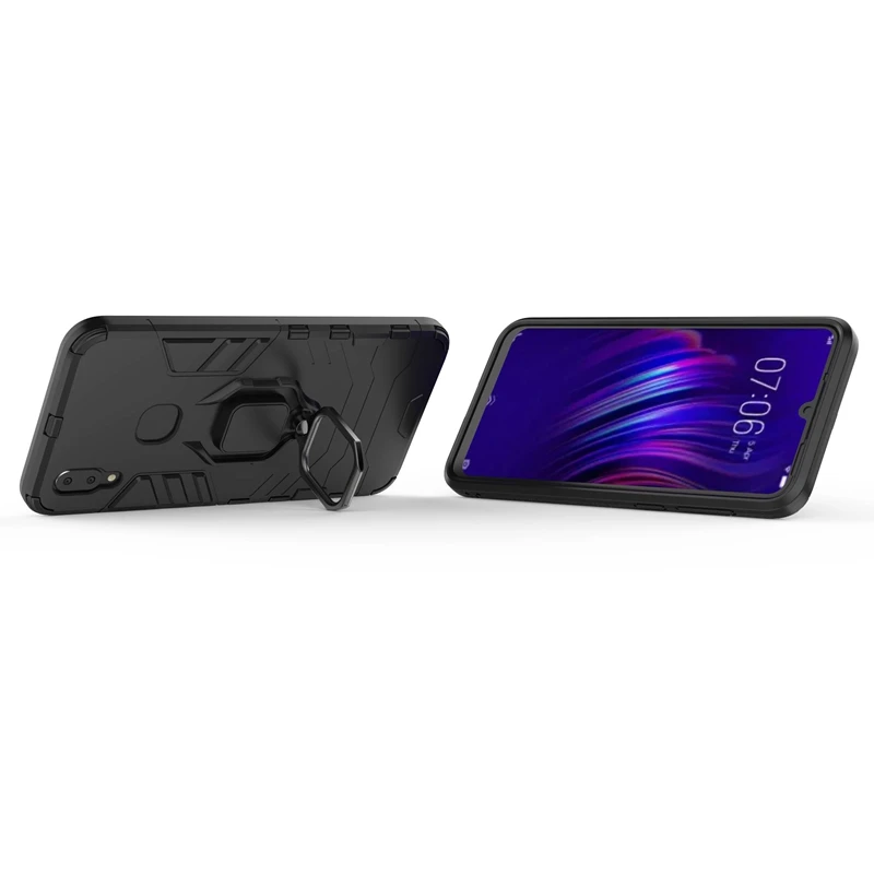 Защитный чехол для Vivo V11i V11 Pro X23 X27 с кольцом держателем Магнитный защитный V15 S1 iqoo