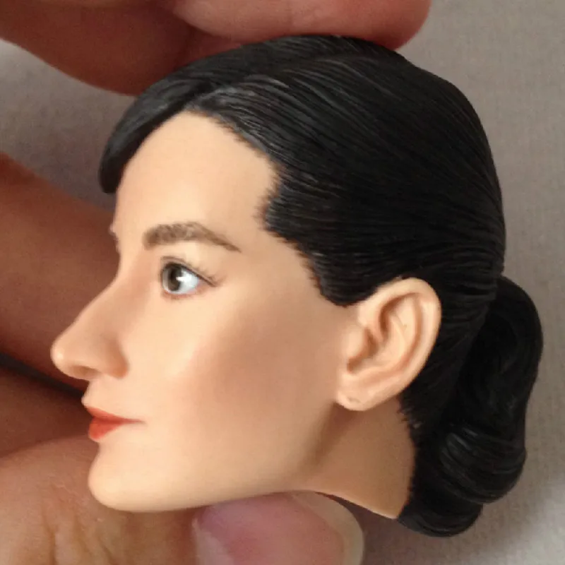 Голова Одри Хепберн масштаб 1/6 римские праздничные женские модели для резьбы по