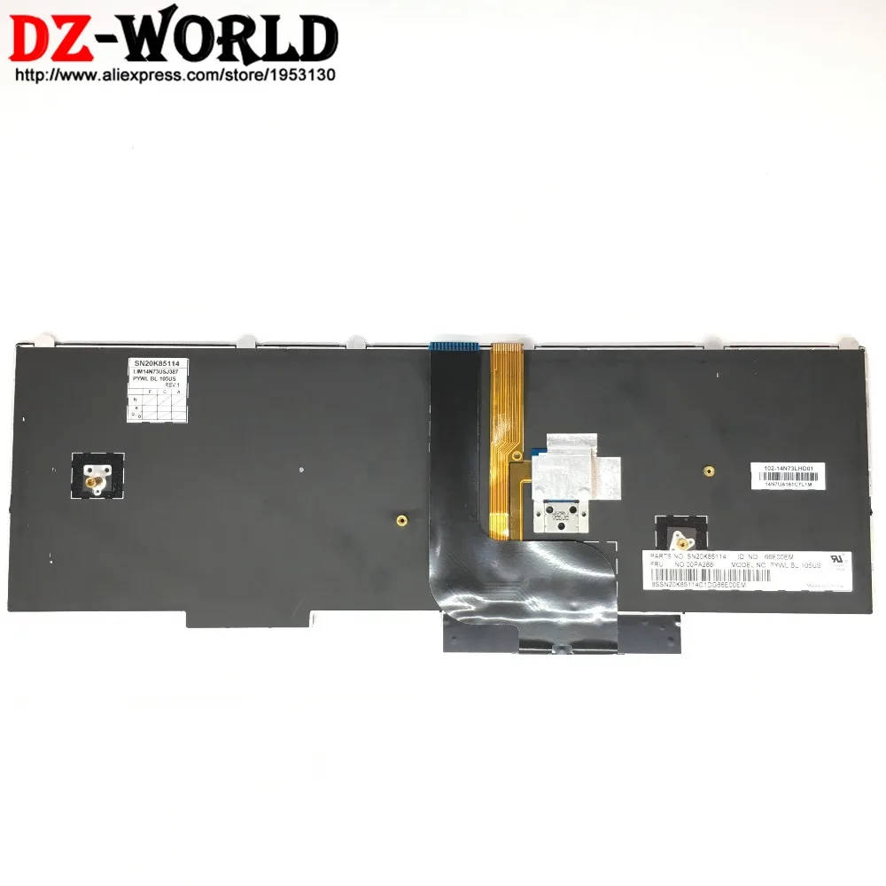 Новая Оригинальная английская клавиатура с подсветкой для Lenovo Thinkpad P70 P50