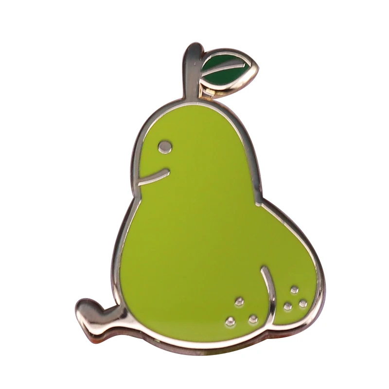 Груша Анальная брошь восхитительный мультфильм фрукты pin Творческий рубашка
