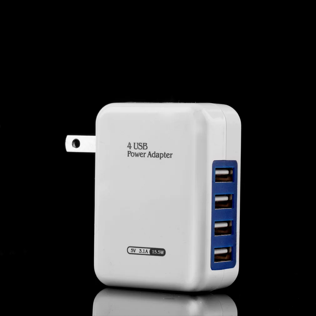 2.1A 4 порта быстрое зарядное устройство QC 3 0 USB телефон Путешествия ЕС/зарядное