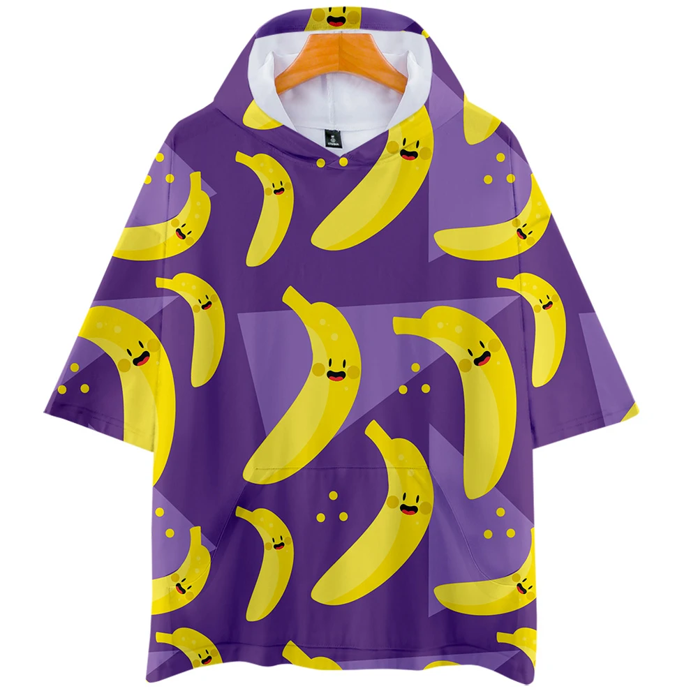 Футболка Мужская/женская с принтом фруктов короткий рукав 3d-принт уличная одежда