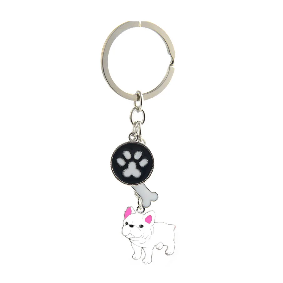 Брелок для ключей Flyingforest с подвеской в виде собаки|bag charm|charm keychainfashion keychain |