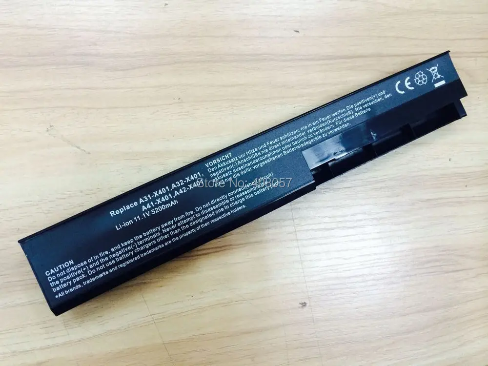 Аккумулятор для ноутбука Asus 5200 мАч 6 ячеек X301 X301A X301U X401 X401A X401U X501 X501A X501U|laptop