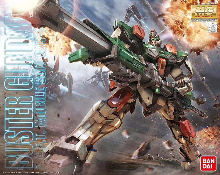 Bandai Gundam MG 1/100 GAT-X103 Buster мобильный костюм сборные модели наборы экшн-фигурки