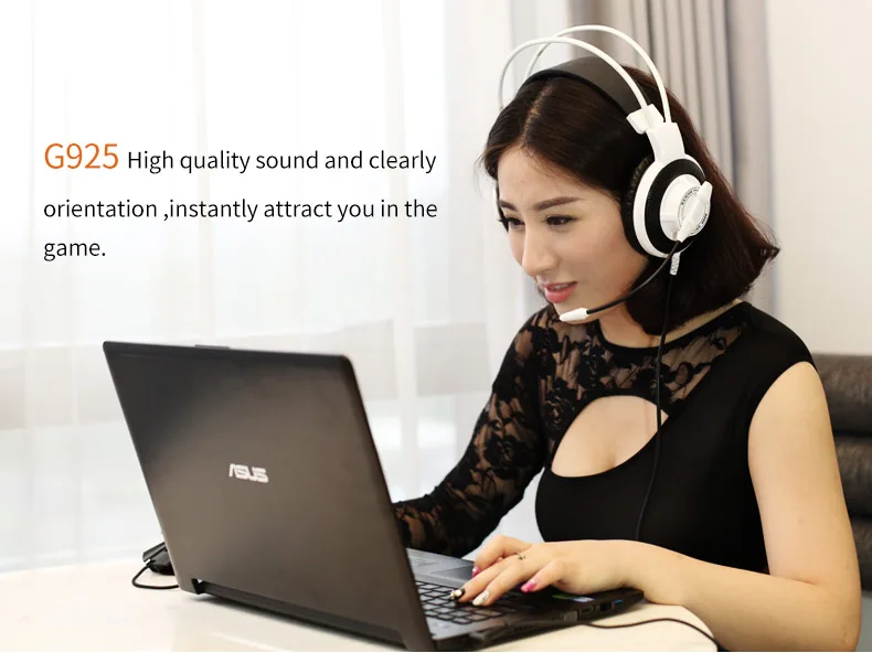 SOMiC G925 проводные наушники 3,5 мм, игровая гарнитура для ПК, ноутбука, телефона, Накладные наушники с микрофоном, наушники для компьютера