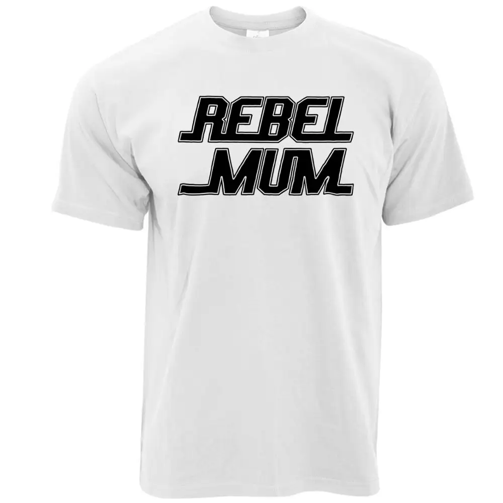 Лучшие Продажи Мужской Натуральный Хлопок Рубашка O образным Вырезом Rebel Мама Sci Fi