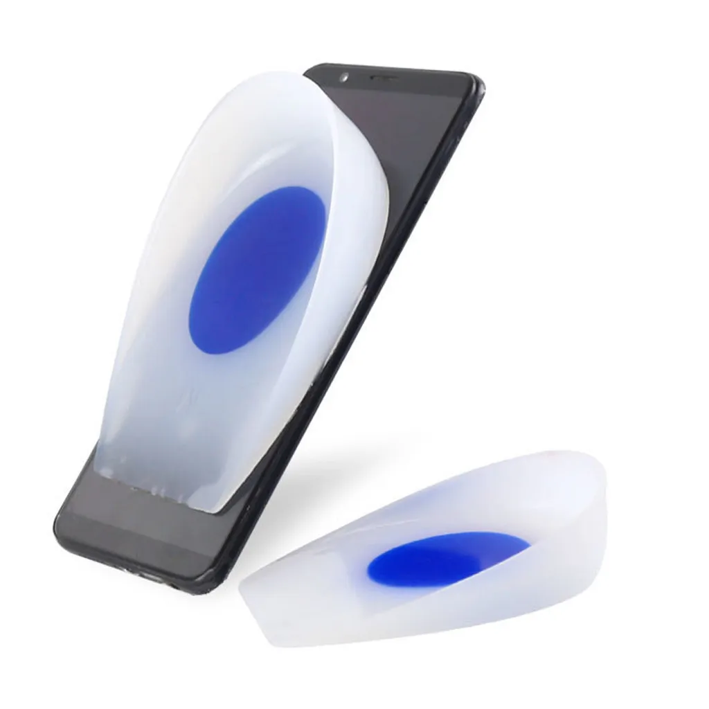 Силиконовые вставки гелевые подставки для пяток подошвенного фасцита массажер