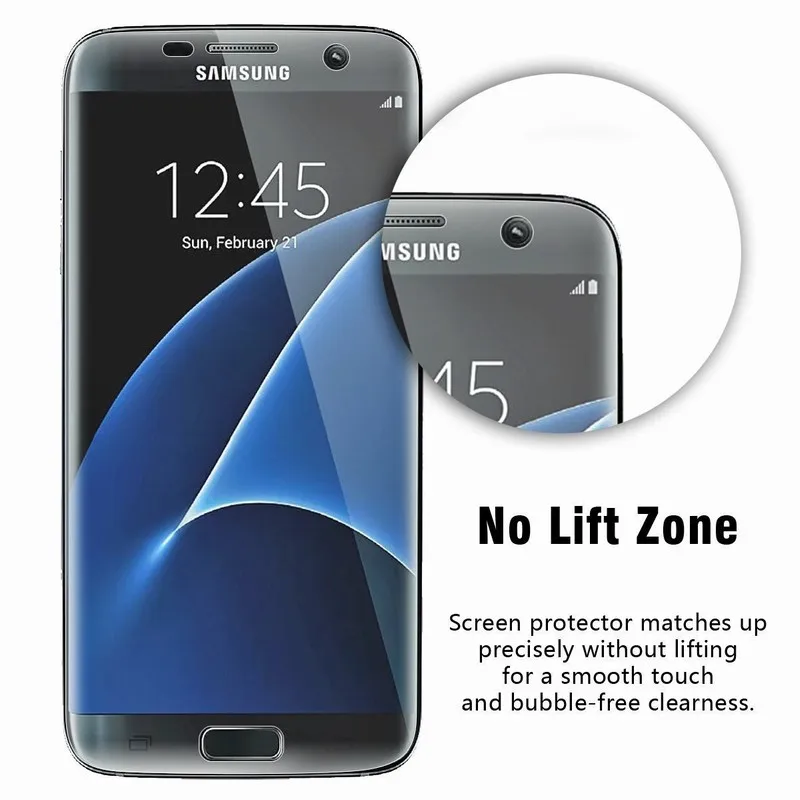 10 шт. изогнутая 3d пленка для Samsung Galaxy S7 Edge S6 S8 Plus S8plus S9|curve screen protector|screen protectorprotector plus