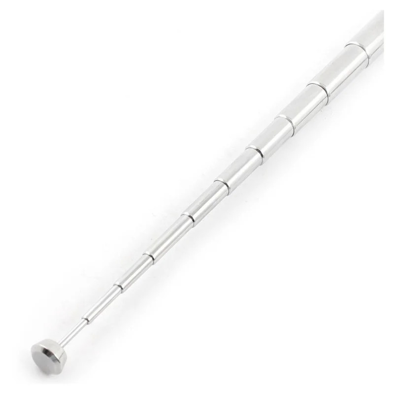 Silver tone 115 см 10 секционная телескопическая антенна FM AM радио - Цвет: Silver tone