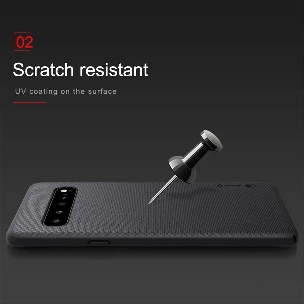 Чехол для samsung Galaxy S10 5G Nillkin Super Frosted Shield жесткая задняя панель из поликарбоната