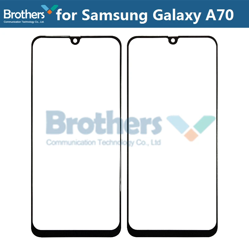 Передняя внешняя стеклянная линза для samsung Galaxy A10 A20 A30 A40 A50 A60 A70 A90 сенсорный экран стекло Передняя ЖК-стекло Замена объектива