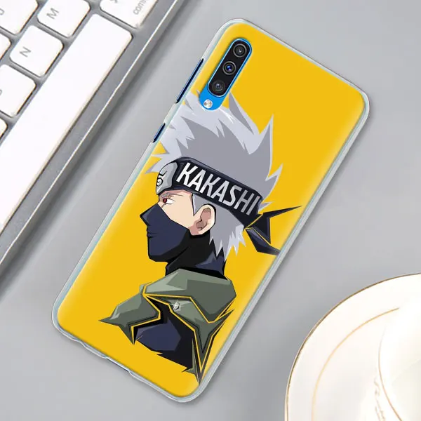 Аниме «Наруто» производства компании "Kakashi" чехол с рисунком из аниме для samsung Galaxy A30 A40 A50 A70 A6 A8 плюс A7 A9 M30 чехол для телефона Coque - Цвет: 02