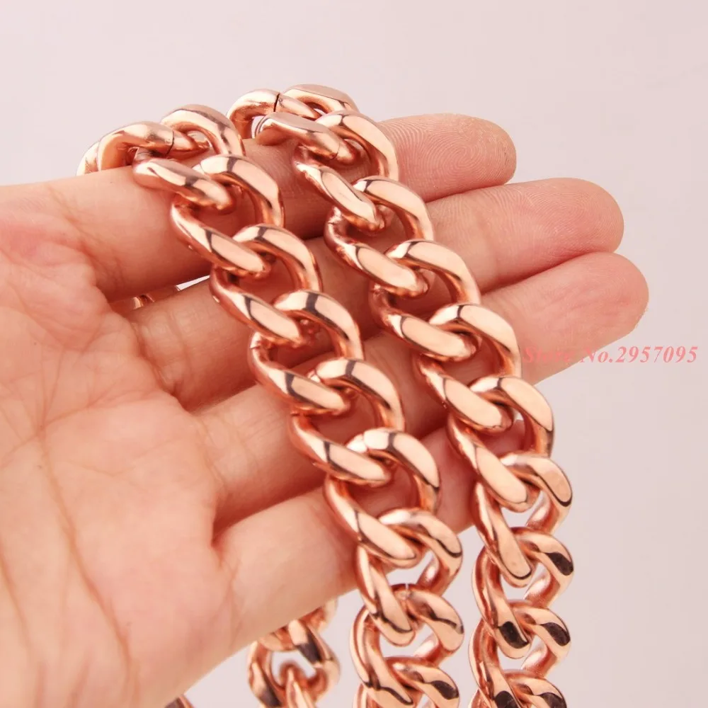 Ожерелье крупное из нержавеющей стали для мужчин Модная бижутерия в стиле