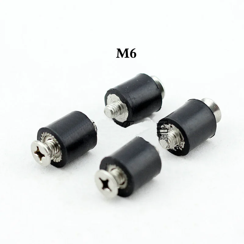 4 шт. амортизатор M4/M5/M6/M8 антивибрационный резиновый изолятор крепления с шпильками аксессуары для RC метанол лодки База двигателя