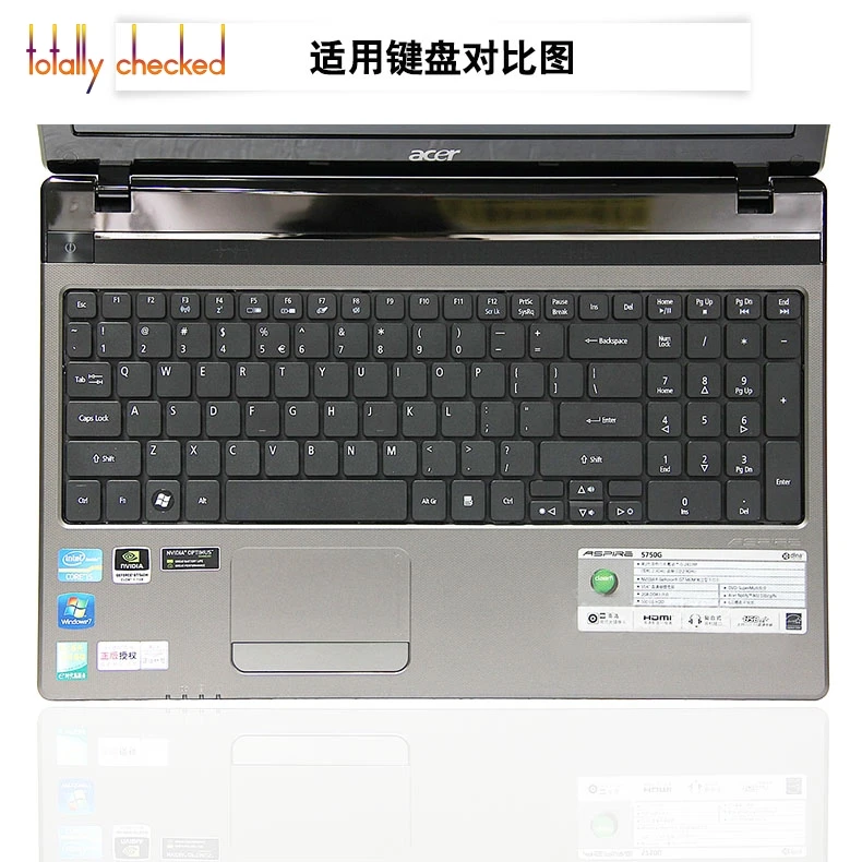 Силиконовый чехол для клавиатуры Acer Aspire 5542 5740 5750 5810 7740G Gateway NV50A NV51 NV53A NV55C NV59 |