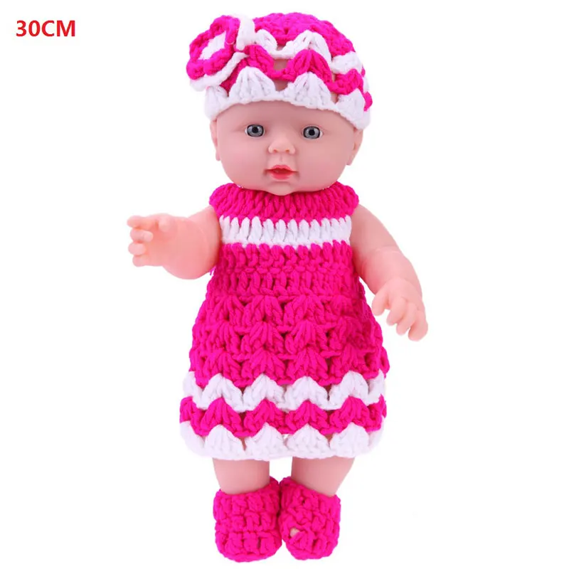 30/41 см новорожденный Детские моделирования куклы Мягкие Детские Reborn Baby Doll игрушка мальчик девочка эмулированный куклы для детей, подарок на день рождения, детский сад реквизит - Цвет: 30CM H